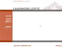 Tablet Screenshot of lampworkloftsoakland.com